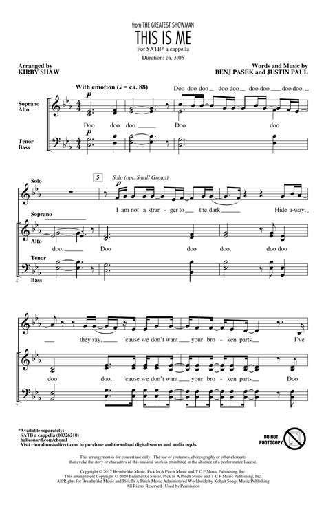 huff able for <b>satb</b>, sab and 2-part. . This is me satb pdf